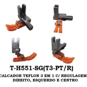 T-H551-SG(T3-PT/R)CALCADOR TEFLON 3 EM 1C/REGULAGEN DIREITO, ESQUERDO E CENTRO