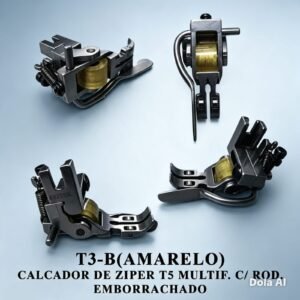T3-B(AMARELO) CALCADOR DEV ZIPER T5 MULTIF. C/ ROD. EMBORRACHADO